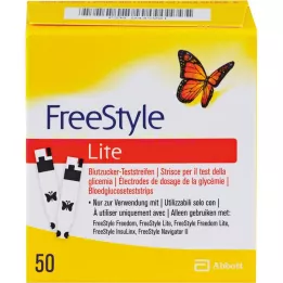 FREESTYLE Bandelettes de test Lite sans codage, 50 pièces