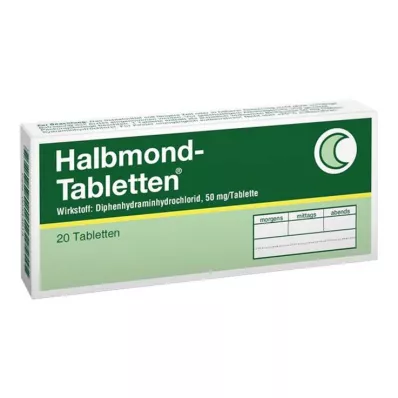 HALBMOND comprimés, 20 heures