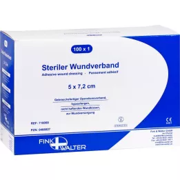 WUNDVERBAND stérile 5x7,2 cm, 100 pièces