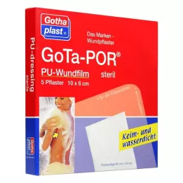 GOTA-POR PU WundFilm 10x6 cm Pavement stérile, 5 pc
