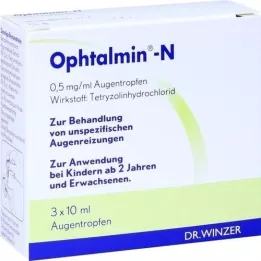 OPHTALMIN-n gouttes oculaires, 3x10 ml