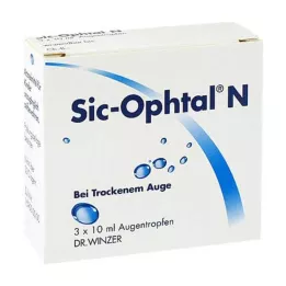 SIC OPHTAL N gouttes pour les yeux, 3X10 ml