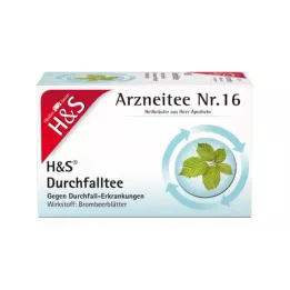 Sachets filtres pour thé contre la diarrhée H&amp;S, 20 x 1,5 g