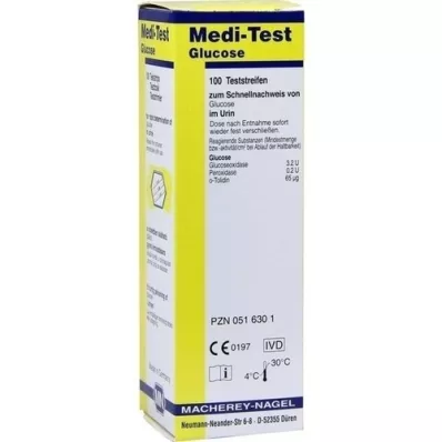MEDI-TEST Brilon de test du glucose, 100 pc