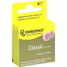 OHROPAX Plugs doreille classiques, 4 pc