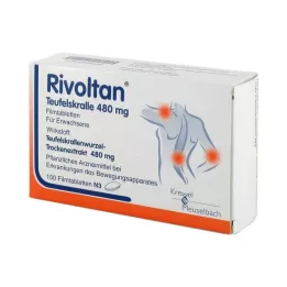 RIVOLTAN TEUFELS CLAW 480 mg de comprimés de films, 100 pc