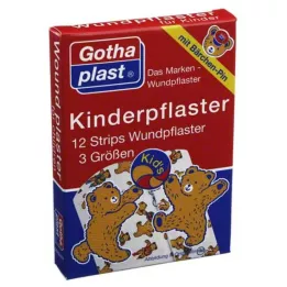 GOTHAPLAST Bandes de plâtre pour enfants, 12 pièces