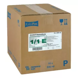JONOSTERIL Solution de perfusion en plastique, 10X500 ml