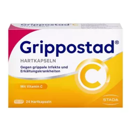 GRIPPOSTAD Gélules dures de vitamine C, 24 pièces