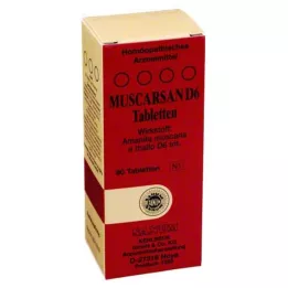MUSCARSAN D 6 comprimés, 80 pcs
