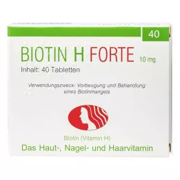BIOTIN Comprimés H forte, 40 pcs