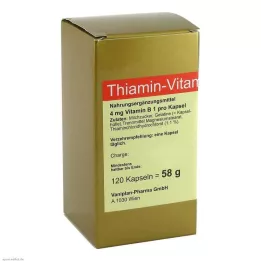 THIAMIN Gélules de vitamine B1, 120 pièces