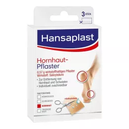 HANSAPLAST Pansement pour callosités, 3 pièces