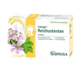 SIDROGA Sachets filtres à thé contre la toux sèche, 20 x 0,9 g