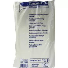 COMPRINET par bas longueur genou taille 1 blanc, 2 pièces