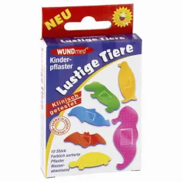 Pansements pour enfants animaux rigolos (10 pièces)