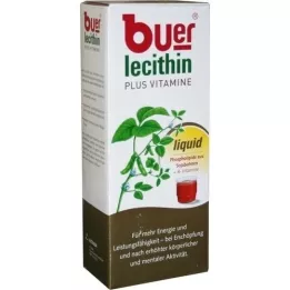 BUER LECITHIN Plus de vitamines liquide, 750 ml