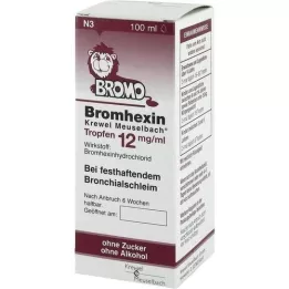 BROMHEXIN Krewewew meuselb.dropte 12mg / ml, 100 ml