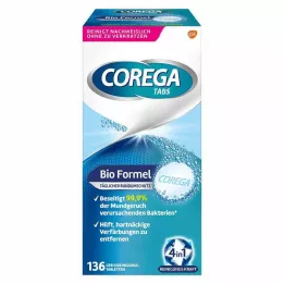 Corega Les onglets Bioformel, 136 pc