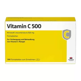 VITAMIN C 500 comprimés pelliculés, 100 pcs
