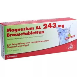 MAGNESIUM AL 243 mg comprimés effervescents, 40 pc