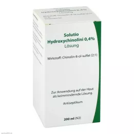 SOLUTIO HYDROXYQUINE. 0,4 %, 200 ml