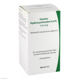 SOLUTIO HYDROXYQUINE. 0,4 %, 500 ml