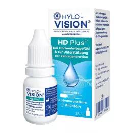 HYLO-VISION HD Plus des gouttes pour les yeux, 15 ml