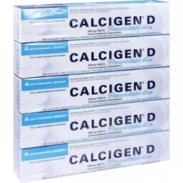 CALCIGEN D 600 mg / 400, cest-à-dire les comprimés de cavalier, 100 pc