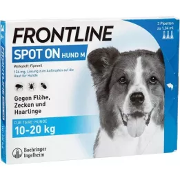 Frontline Tache sur chien m 134 mg, 3 pc