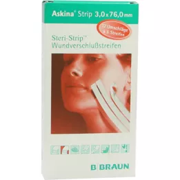 Askina Strip peau clichée.3x76 mm, 12x5 pc