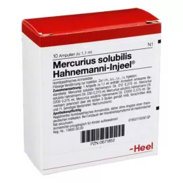 MERCURIUS SOLUBILIS INJEEL Hahnemanni Ampoules, 10 pc
