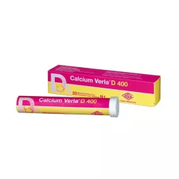 CALCIUM VERLA Comprimés effervescents D 400, 20 pièces