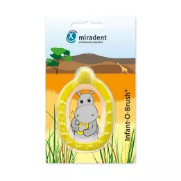 Miradent enfants apprenant brosse à dents nourrissons O brosse jaune, 1 pc