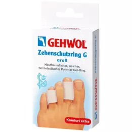 GEHWOL Bague de protection dorteil en gel polymère G grande, 2 pièces