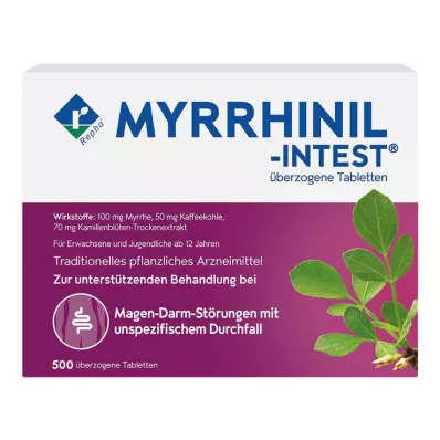MYRRHINIL INTEST comprimés enrobés, 500 pcs MYRRHINIL INTEST comprimés enrobés, 500 pcs