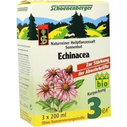 ECHINACEA SAFT Schoenenberger Jui de plantes médicales, 3x200 ml