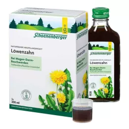 LÖWENZAHN SAFT Jus de plantes médicinales Schoenenberger, 3X200 ml