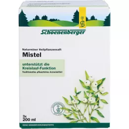 MISTEL SAFT Schoenenberger Jui de plantes médicales, 3x200 ml