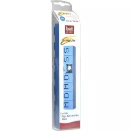BORT Boîte de comprimés EasyLife 7 jours bleu, 1 pièce