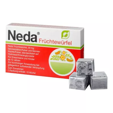 NEDA Cubes de fruits, 15 pièces NEDA Cubes de fruits, 15 pièces