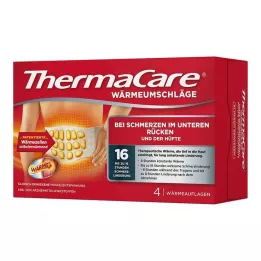 THERMACARE Enveloppements dorsaux S-XL pour soulager la douleur, 4 pièces