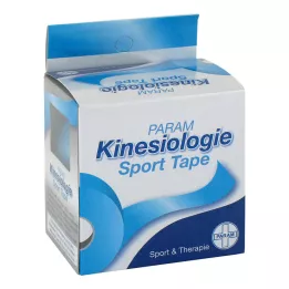 KINESIOLOGIE Ruban adhésif sport 5 cm x 5 m bleu, 1 pièce