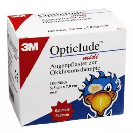 OPTICLUDE 3M midi 5,3x7 cm 1538/100, 100 pièces