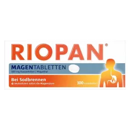 RIOPAN Comprimés à croquer pour lestomac, 100 pièces
