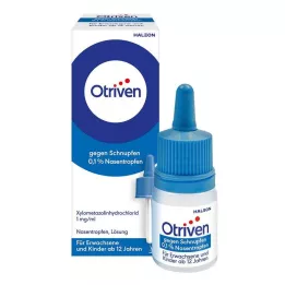 OTRIVEN Gouttes nasales à 0,1 % pour adultes et enfants scolarisés, 20 ml
