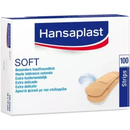 HANSAPLAST Bandes souples 19x72 mm, 100 pièces