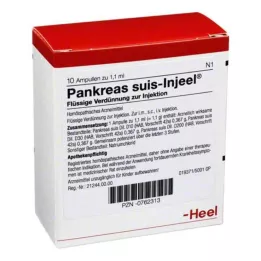 PANKREAS SUIS injeel ampoules, 10 pc