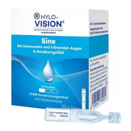 HYLO-VISION Pipettes sinusoïdales à dose unique, 20X0,4 ml