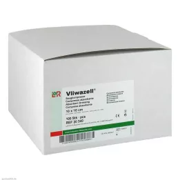 VLIWAZELL Compresses absorbantes non stériles 10x10 cm, 100 pcs